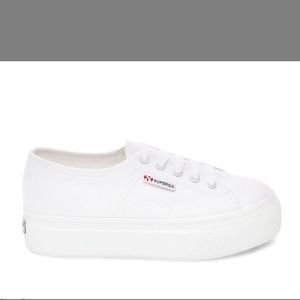 Superga platform canvas sneakers